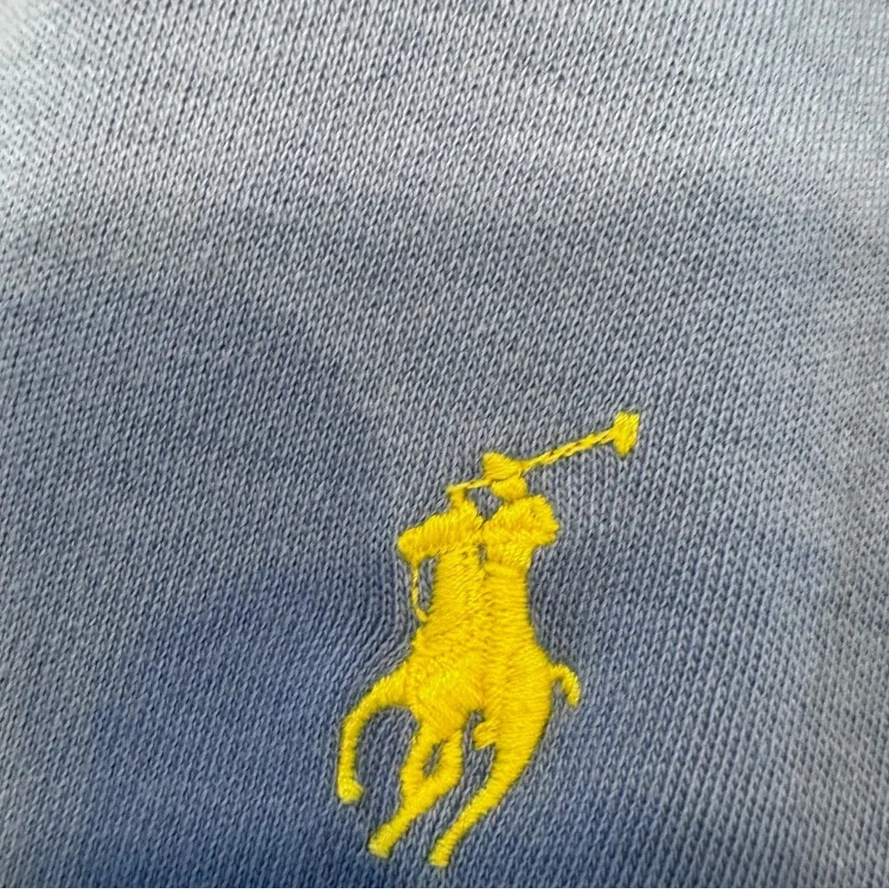 POLO RALPH LAUREN Classic Fit Men’s Polo Shirt Sz M Blue Yellow Pony logo